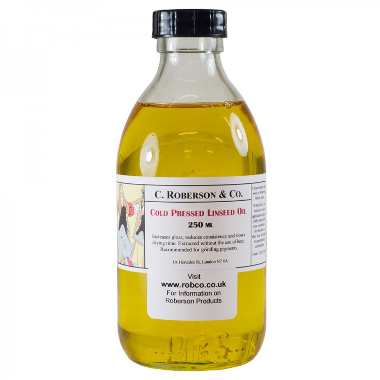 Roberson : Cold Pressed Linseed Oil : 250ml
