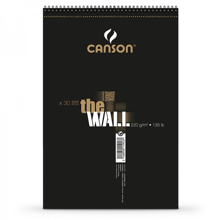 Canson : The Wall : Marker Paper Pad : A3+ : 220gsm : 30 Sheets