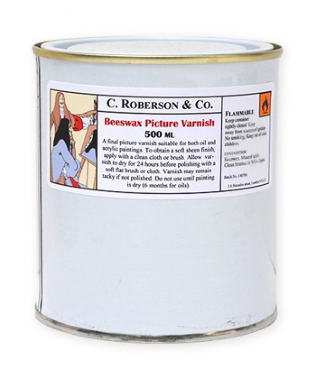 Roberson : Beeswax Picture Varnish : 500ml
