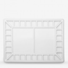 Jackson's : Porcelain Palette With Cover : 32 Well : 29x40x4.5cm (Apx.11x16x2in)