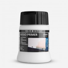 Daler Rowney : Acrylic Medium : Gesso Primer : 250ml : White