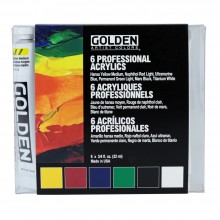 Golden : Heavy Body : Acrylic Paint : Intro Set : 6x22ml