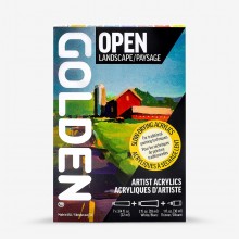 Golden : Open : Slow Drying Acrylic Paint : Landscape Set : 7 x 22ml