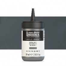 Liquitex : Professional : Acrylic Gouache : 59ml : Neutral Grey 5