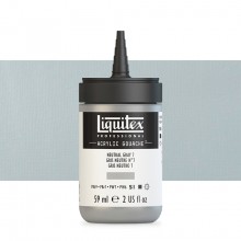 Liquitex : Professional : Acrylic Gouache : 59ml : Neutral Grey 7