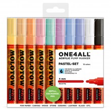 Molotow : One4All : 227HS : Acrylic Marker : Pastel Set : 10 Colours