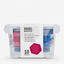 Liquitex : Basics : Acrylic Paint Starter Box : Set of 10