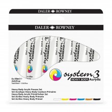 Daler Rowney : System 3 : Heavy Body : 59ml : Process Set of 6