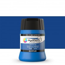 Daler Rowney : System 3 : Siebdruck-Acrylfarbe : 250ml : Kobaltblau (Imit.)