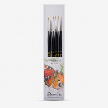 Rosemary & Co : Anna Mason : Synthetic Watercolour Brush : Top Up Set of 6