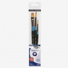 Daler Rowney : Aquafine Watercolour Brush : Wallet Set : 302
