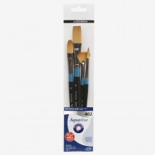 Daler Rowney : Aquafine Watercolour Brush : Wallet Set : 402