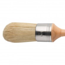 Escoda : Domed Lily Bristle Round Brush : No.10. : Stainless Steel Ferrule 42mm