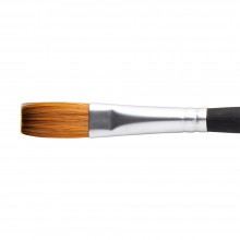 Princeton : Aqua Elite : Synthetic Kolinsky Sable : Watercolour  Brush : Series 4850 : Short Handle : Stroke : Size 1/2in