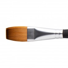 Princeton : Aqua Elite : Synthetic Kolinsky Sable : Watercolour  Brush : Series 4850 : Short Handle : Stroke : Size 3/4in