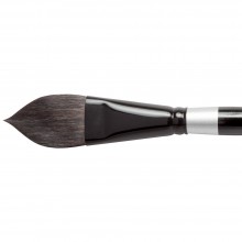 Silver Brush : Black Velvet : Squirrel & Risslon Brush : Series 3009S : Oval Wash : Size 1in