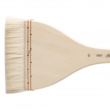 Silver Brush : Atelier Hake : Long Handle : Flat : Size 60 : 105mm Wide