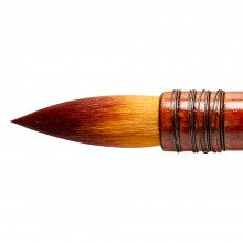 Silver Brush : Atelier Golden Taklon Quill : Series 5225S : Round : Size 220