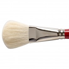 Silver Brush : White Oval Mop : Series 5519S : Size 1in