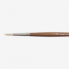 Winsor & Newton : Artists' Oil : Synthetic Hog Brush : Round : Size 3