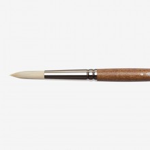Winsor & Newton : Artists' Oil : Synthetic Hog Brush : Round : Size 8