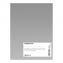 Jackson's : Aluminium Panel : 6x8 Inch (Approx. 15x20cm) : 3mm Thickness : Ready Prepared For All Media