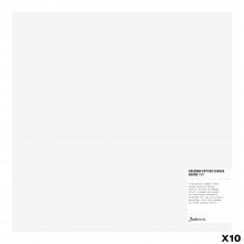 Jackson's : Box of 10 : Premium Cotton Canvas Art Board 4mm : 12x12in (Apx.30x30cm)