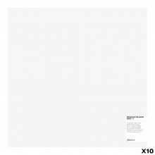 Jackson's : Box of 10 : Premium Cotton Canvas Art Board 4mm : 16x16in (Apx.40x40cm)