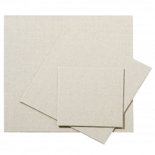 Pebeo : Natural Linen Canvas Board : Clear Primed : 20x20cm (Apx.8x8in)