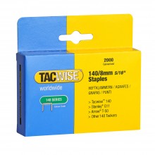 Tacwise : 140 Staples : 8mm : Box of 2000