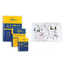 Mapac: A4 Artsafe Presenter: 20 klar Sleeve-Präsentationsmappen, die bis zu 40 Seiten enthalten
