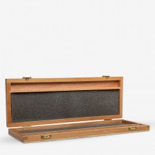 Jackson's : Empty wooden box : 35x12x3 cm : 2 thick foam sheet