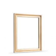 Jackson's : Ready-Made Lime Wood Frame for Panels 30x40cm (Apx.12x16in) : 7mm Rebate : 9mm Face