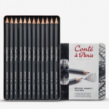 Conte ein Paris-Graphit Bleistift Zeichnung Set