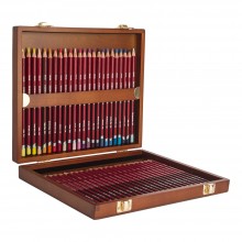 Derwent : Pastel Pencil : Wooden Box Set of 48