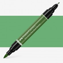 Faber Castell : Pitt Artists Pen : Dual Marker : Chrom. Green Opaque