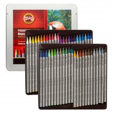 Koh-I-Noor : Progresso : Woodless Watercolour Pencils : Tin Set of 48