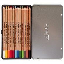 Lyra Rembrandt Polycolor farbiger Bleistift Set: Metall-Box 12 Stk