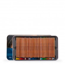 Derwent : Lightfast : Colour Pencil : Tin Set of 36 : Plus Extra Empty Tray