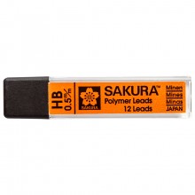 Sakura : Polymer Lead Refill : HB : 0.5 mm