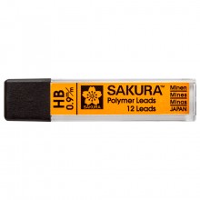 Sakura : Polymer Lead Refill : HB : 0.9 mm
