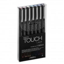 ShinHan : Touch Liner : 0.1mm : Set of 7 : Assorted Colours