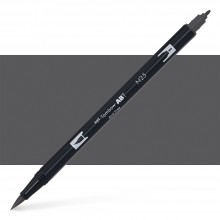 Tombow: Dual Tip Kunstmittel Brush Pen: Lampe schwarz