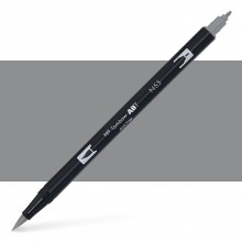 Tombow: Dual Tip Kunstmittel Brush Pen: Cool Gray 7