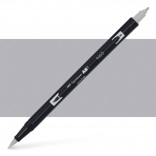 Tombow: Dual Tip Kunstmittel Brush Pen: Cool Gray 6
