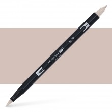 Tombow: Dual Tip Kunstmittel Brush Pen: Warm Gray 2