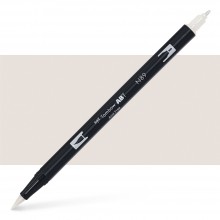 Tombow: Dual Tip Kunstmittel Brush Pen: Warm Gray 1