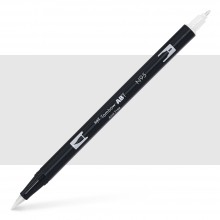 Tombow: Dual Tip Kunstmittel Brush Pen: Cool Gray 1