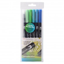 Tombow : Art Dual Blendable Brush Pens : Ocean Colours : Set of 6