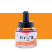 Royal Talens : Ecoline : Liquid Watercolour Ink : 30ml : Light Orange